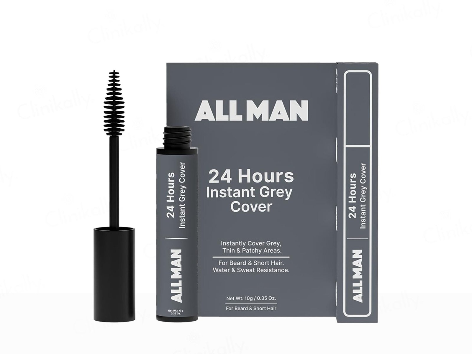 ALL MAN 24 Hours Instant Grey Cover – Black Colour | Quick Dry, No-Stain Hair & Beard Touch-Up for Men - Mossime ALL MAN 24 Hours Instant Grey Cover – Black Colour | Quick Dry, No-Stain Hair & Beard Touch-Up for Men - Mossime - Image 1