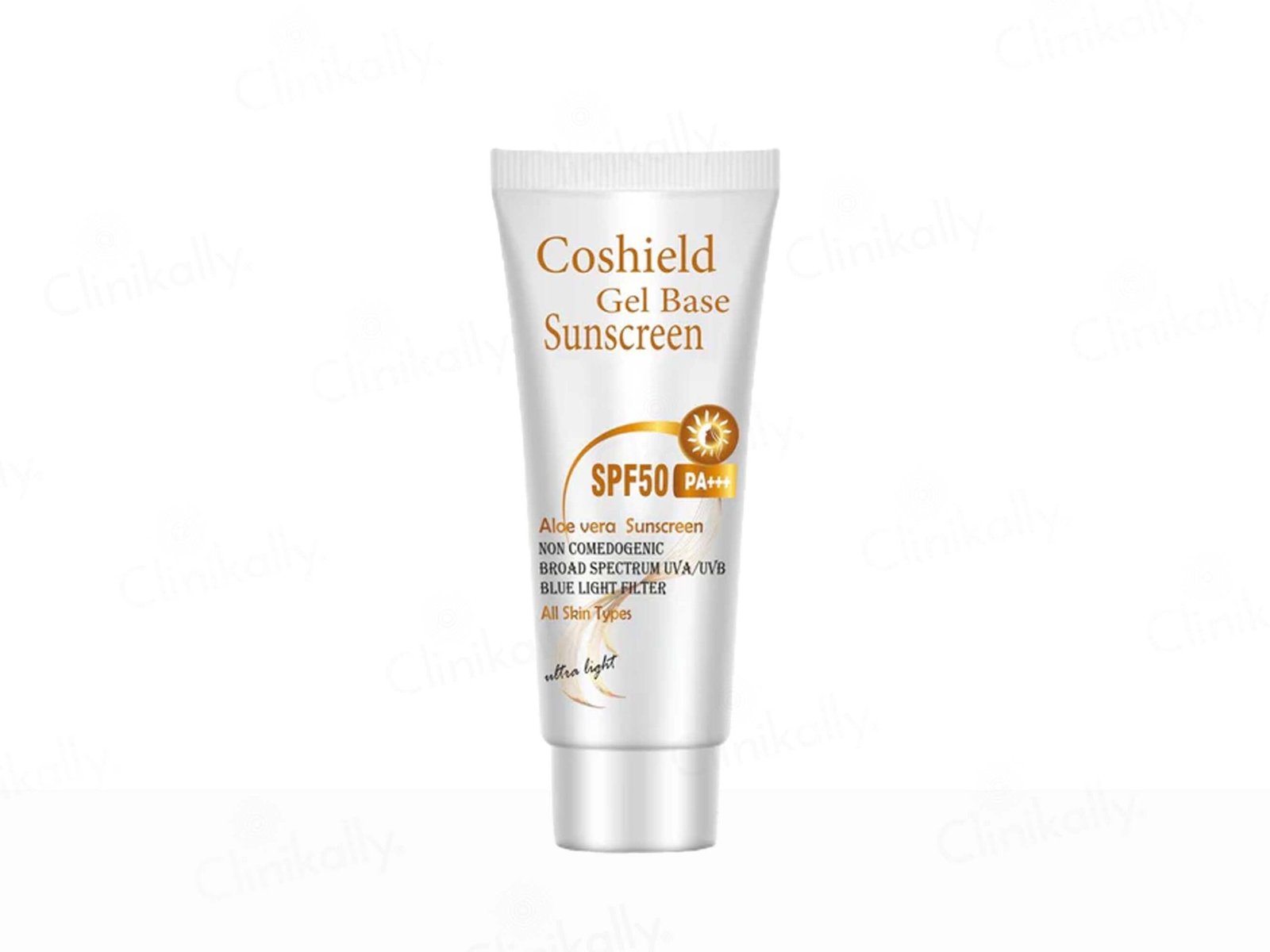Cosderma Coshield Gel Base Aloe Vera Sunscreen SPF 50 PA+++ Light Gel Sunscreen with Aloe & Hyaluronic Acid - Mossime Cosderma Coshield Gel Base Aloe Vera Sunscreen SPF 50 PA+++ Light Gel Sunscreen with Aloe & Hyaluronic Acid - Mossime - Image 1