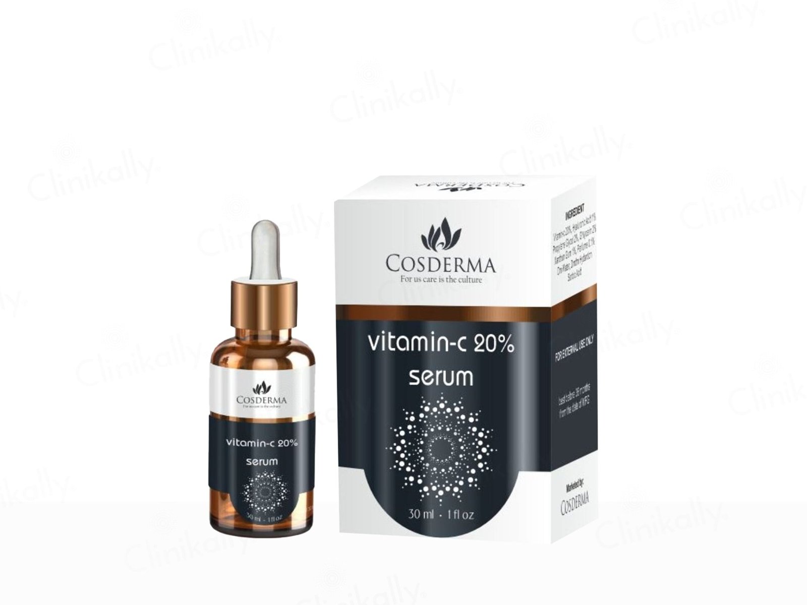 Cosderma Vitamin C 20% Serum – High-Potency Ethyl Ascorbic Acid with Niacinamide & Hyaluronic Acid for Radiance & Repair - Mossime Cosderma Vitamin C 20% Serum – High-Potency Ethyl Ascorbic Acid with Niacinamide & Hyaluronic Acid for Radiance & Repair - Mossime - Image 1